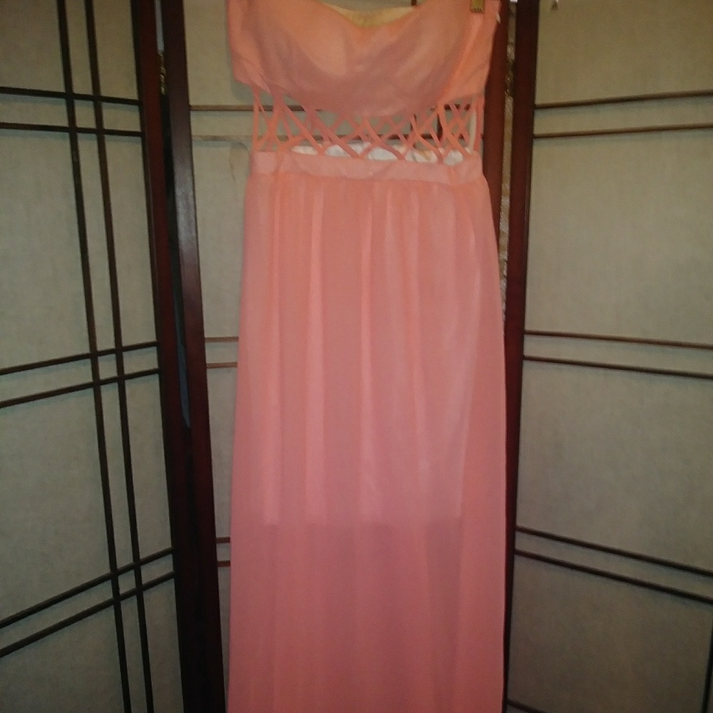 Beautiful florescent maxi summer dress M/L maxi